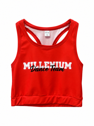 Czerwony top taneczny Millenium Dance Team.png