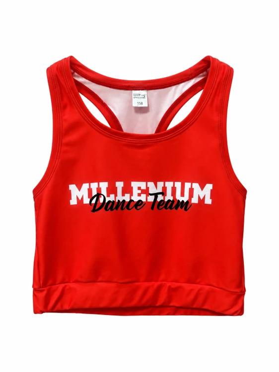 Czerwony top taneczny Millenium Dance Team.png